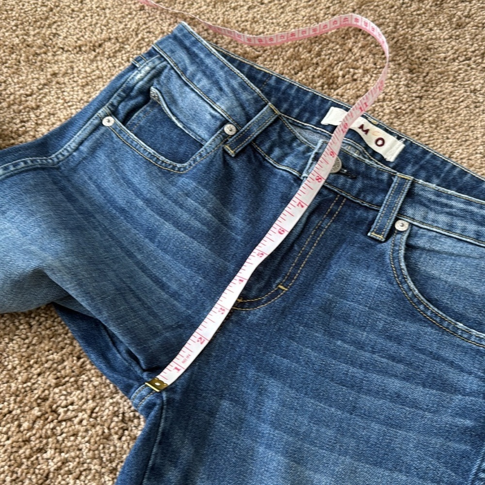 AMO Twist Zip Sapphire Wash Skinny Ankle Jeans - Picture 10 of 11